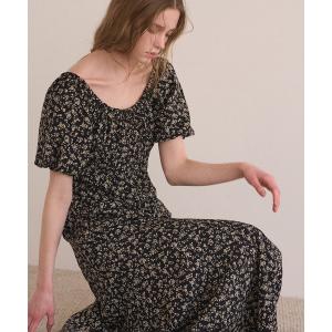 ワンピース ANNETTE Floral Puff Dress