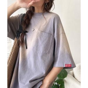 tシャツ 半袖 「JaVaジャバコラボ」唯一無二のヴィンテージ感。オーバーサイズシルエットのスプレーダイポケットTシャツ（半袖） レディース メンズ