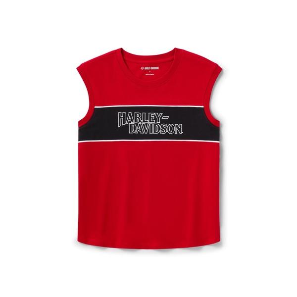 タンクトップ ノースリーブ Screamin' Eagle(R)ドロップH ノースリーブ・トップ レ...