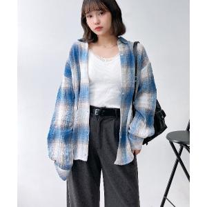 ブラウス シャツ チェック柄ビッグシルエットシャツ「UNISEX ITEM」 レディース メンズ