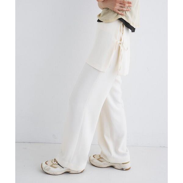 パンツ layered skirt pants レディース