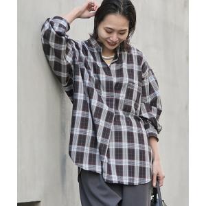 ブラウス シャツ 「追加2」スタンドプルオーバー レディース