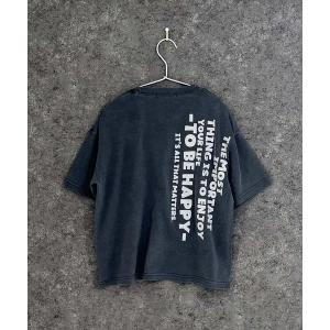 tシャツ 「ピグメント加工」 グラフィックプリント オーバーサイズ Tシャツ キッズ 子供服 男の子 女の子