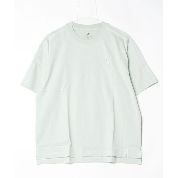tシャツ アディダス adidas エッセンシャルズ プラス スリーストライプス ルーズフィット半袖...