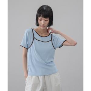 tシャツ 半袖 ハイショク２ＰプルオーバーＳＳ 638386 レディース