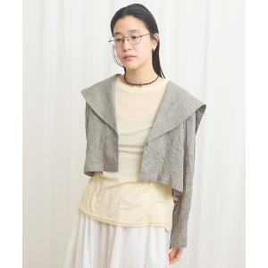 ブルゾン アウター classic LINEN blouson レディース