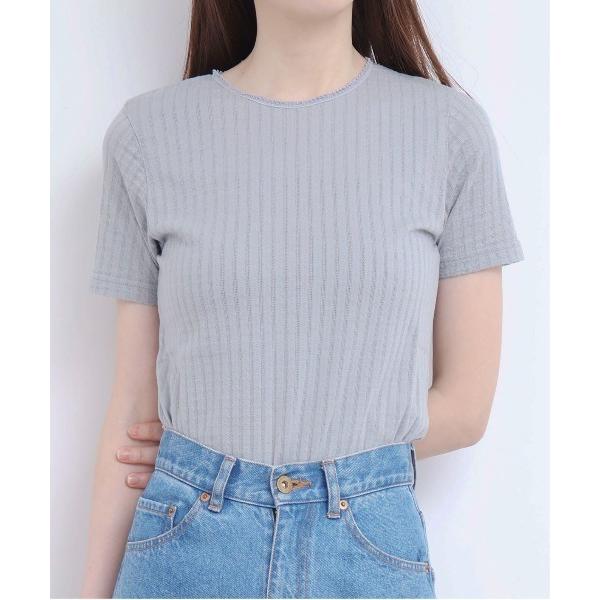 tシャツ 半袖 _eyelet tereko short sleeve レディース