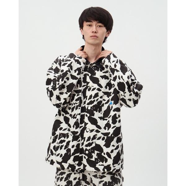 カバーオール COW PRINT COVERALL メンズ