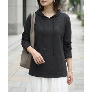 パーカー パーカー風カットソートップス レディース