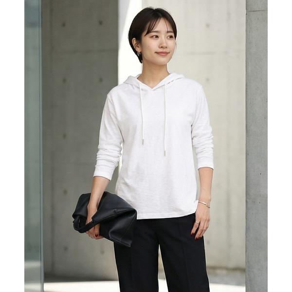 パーカー パーカー風カットソートップス レディース