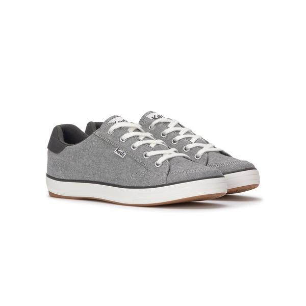 ウォーキングシューズ スニーカー Keds センター スリー ツートーン テキスタイル グレー レデ...