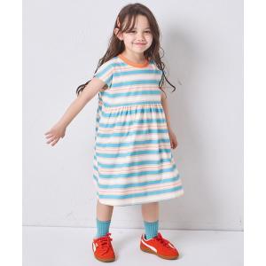 uvカット ワンピース 「リンクコーデ」「マルチファンクション」ガールズ ボーダーワンピース キッズ 子供服 女の子｜ZOZOTOWN Yahoo!店