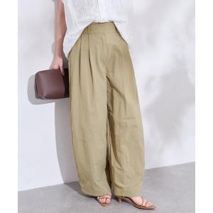 パンツ マットクロスコクーンワイドパンツ レディース