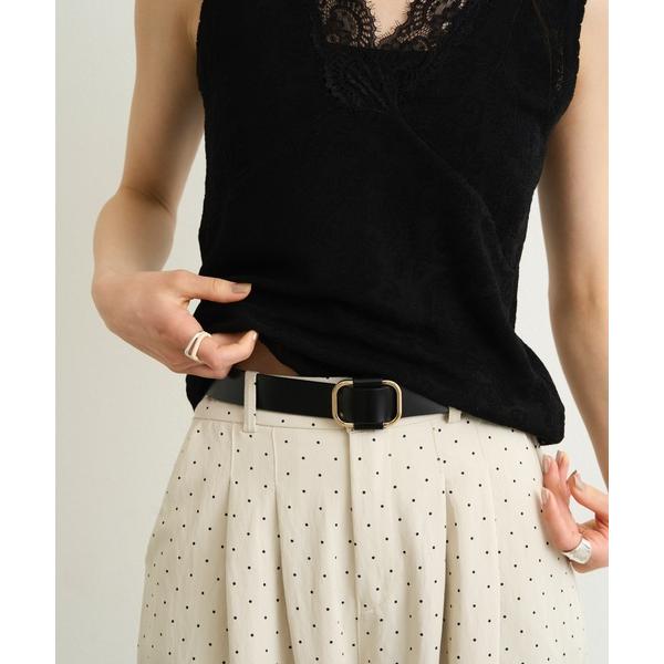 ベルト ホールレスミニマルベルト レディース