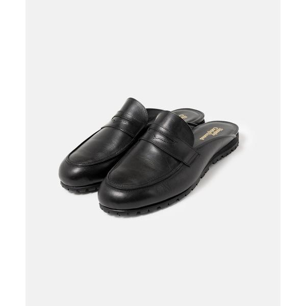 ローファー LOAFER MULE BLACK メンズ