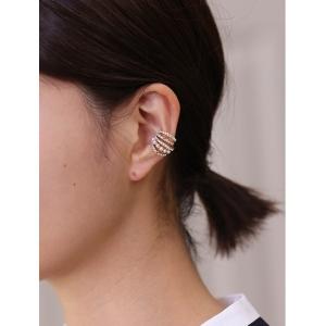 イヤーカフ ストーンブリングコンビイヤーカフ レディース