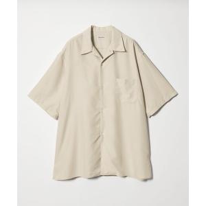 シャツ 半袖 「Steven Alan」 ドレープ オープンカラー ショートスリーブ シャツ BOX メンズ