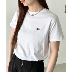 tシャツ LACOSTE(ラコステ)/クルーネック 半袖T ワンポイント ワニロゴパッチ/LCB CORE TEE レディース メンズ