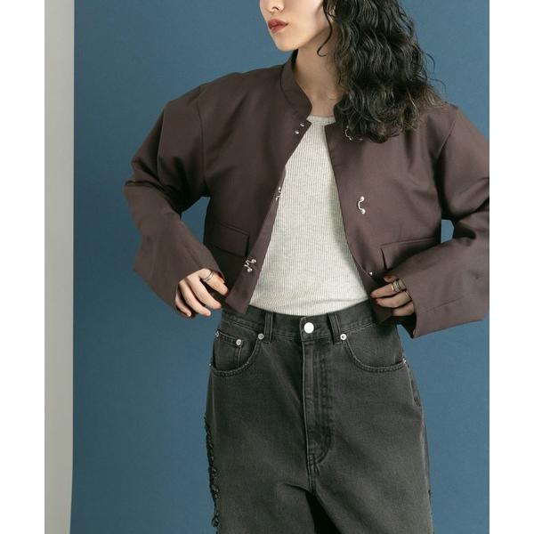 「KBF」 ジャケット ONE ダークブラウン レディース