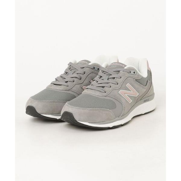 「New Balance」 ローカットスニーカー 24.5cm グレー レディース