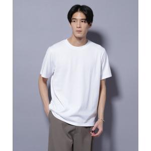 「NANO universe」 半袖Tシャツ M ホワイト メンズ