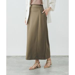「GLOBAL WORK」 スカート MEDIUM カーキ レディース
