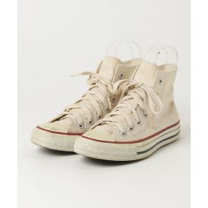 「CONVERSE」 ハイカットスニーカー 23cm ベージュ レディース