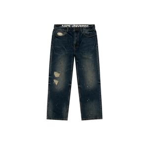 A BATHING APE（アベイシングエイプ） ジーンズ APE HEAD DENIM PANTS