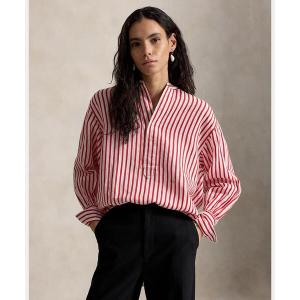 完売　RALPH LAUREN ラルフローレン　アイレット　コットン　ブラウス アイレット コットン ジャージー ＆ ブロードクロス トップ