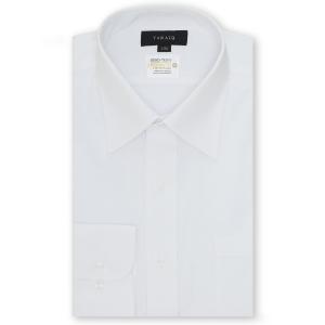 フォーマル シャツ 「白無地 形態安定 吸水速乾 」タカキュー レギュラーカラー ビジネス ドレス 長袖 ワイシャツ メンズ