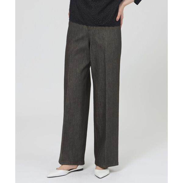 ジーンズ デニム デニムパンツ 「ウォッシャブル」レーヨン混ストレッチデニム　パンツ レディース