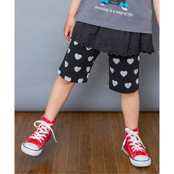 パンツ 「WEB限定/26年夏新作」DAISUKI総柄ハーフパンツ キッズ 子供服 男の子 女の子