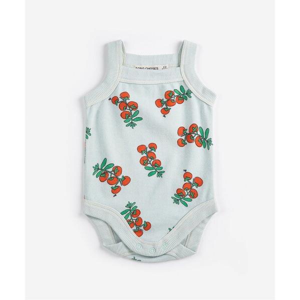 ベビー肌着 総柄Juicy Tomatoesボディースーツ「ベビー」