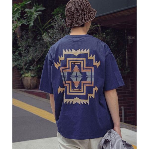 tシャツ 「PENDLETON(ペンドルトン)」別注BACK PRINT POCKET TEE メン...