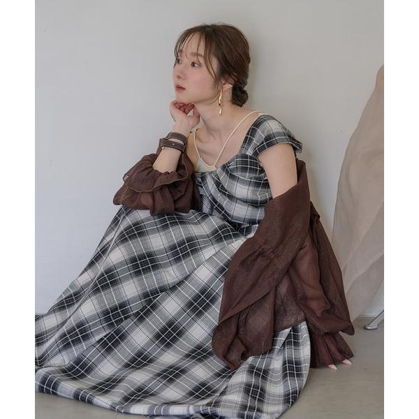 ワンピース ribbon design one shoulder onepiece / リボンデザイ...