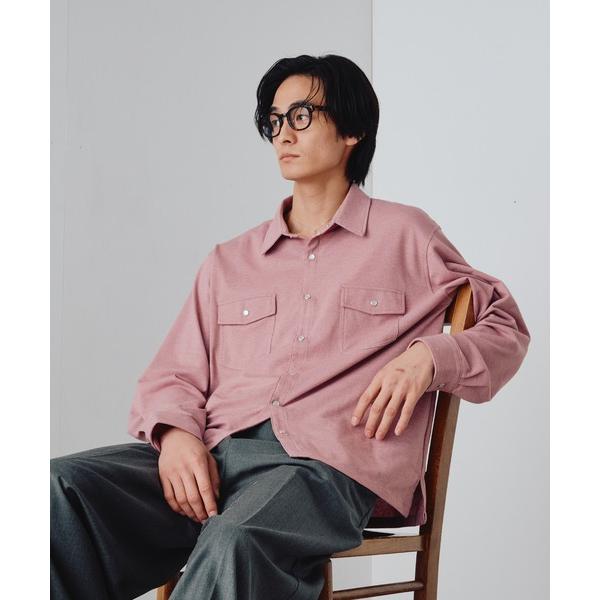 シャツ Pique-Like Snap Pocket Shirt / 鹿の子ライクスナップポケットシ...