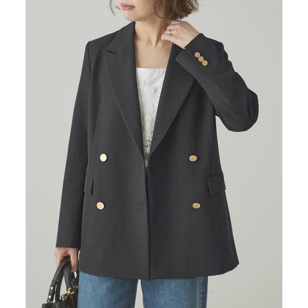 コート アウター 「追加6/セットアップ可」ヴィスポリギャバブレザージャケット レディース