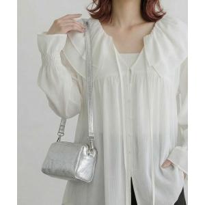 ショルダーバッグ バッグ 「HIKA」PUレザー ミニマルスクエアショルダーバッグ レディース メンズ