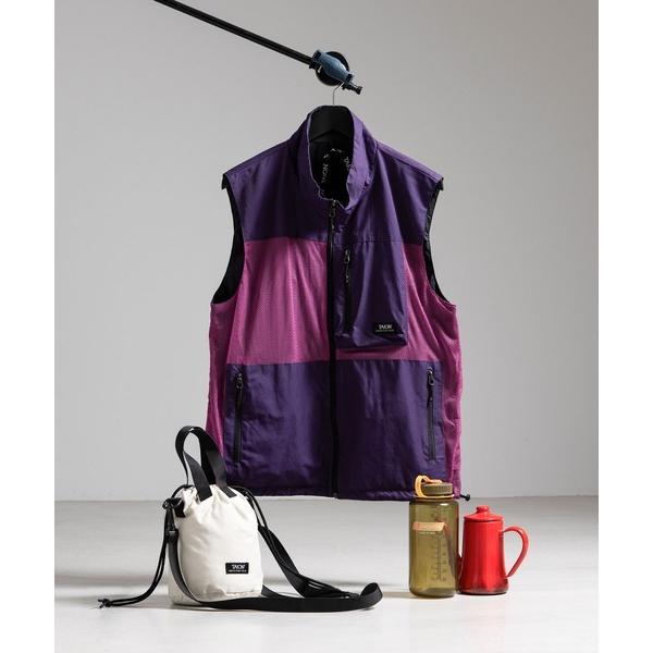 ベスト ジレ 「TAION(タイオン)」「ユニセックス」ノンダウン マウンテン リバーシブル メッシ...