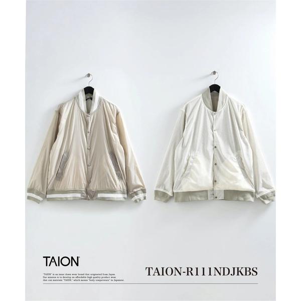 スタジャン 「TAION(タイオン)」「ユニセックス」ノンダウン ベーシック リバーシブル スタジア...