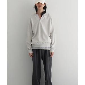 セーター ニット 「EXCLUSIVE」crepuscule Co/ra moss stitch skipper メンズ レディース