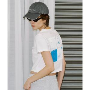 tシャツ EYLET STUDS MINI TSHIRT/アイレットスタッズミニTシャツ レディース