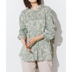 「lil nina」 長袖ブラウス FREE グリーン レディース
