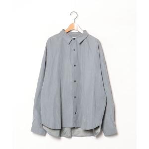 「Loose/ルース」 長袖シャツ M グレー メンズ