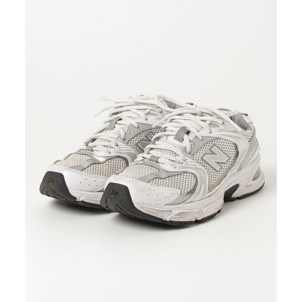 「New Balance」 ローカットスニーカー 24.5cm ホワイト レディース