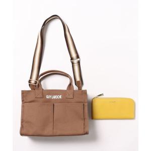 「Guy Laroche」 2WAYバッグ FREE モカ レディース