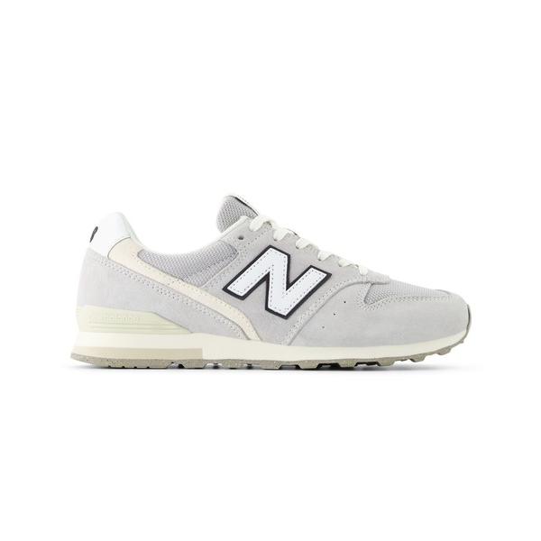 「New Balance」 ローカットスニーカー 24.5cm ライトグレー レディース