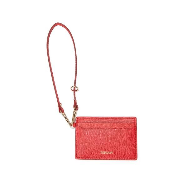 「TOPKAPI」 カードケース FREE レッド レディース