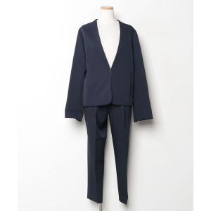 「haco!」 セットアップ LARGE ネイビー レディース