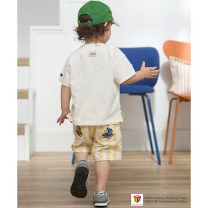 ハーフパンツ パンツ 短パン 「きかんしゃトーマス」布帛ハーフパンツ キッズ 子供服 男の子